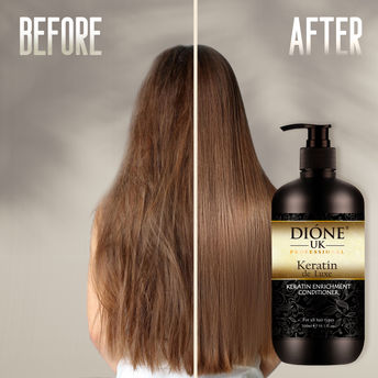 Dione UK Keratin De Luxe Conditioner – Keratin Enriched Hair Repair 300 ml