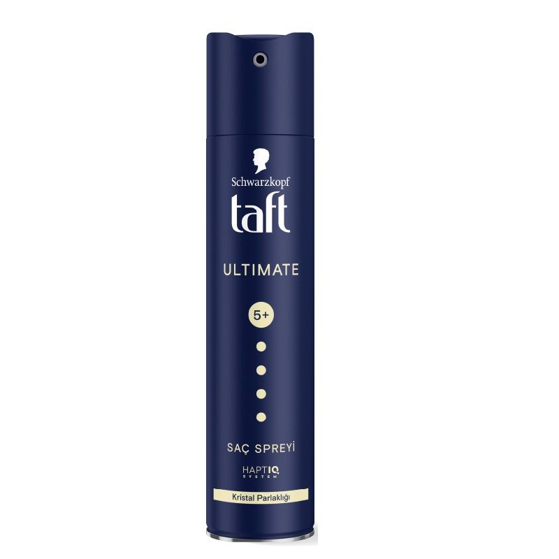 Schwarzkopf TAFT Ultimate Hair Spray For Hair With Crystal Shine Hold 5+ 250 ml