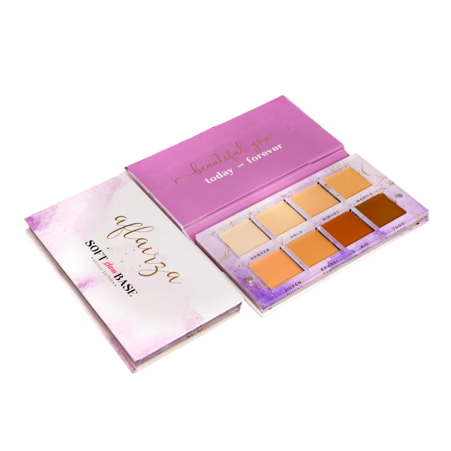 Aflairza Soft Glam Base Palette – Foundation, Concealer & Contour