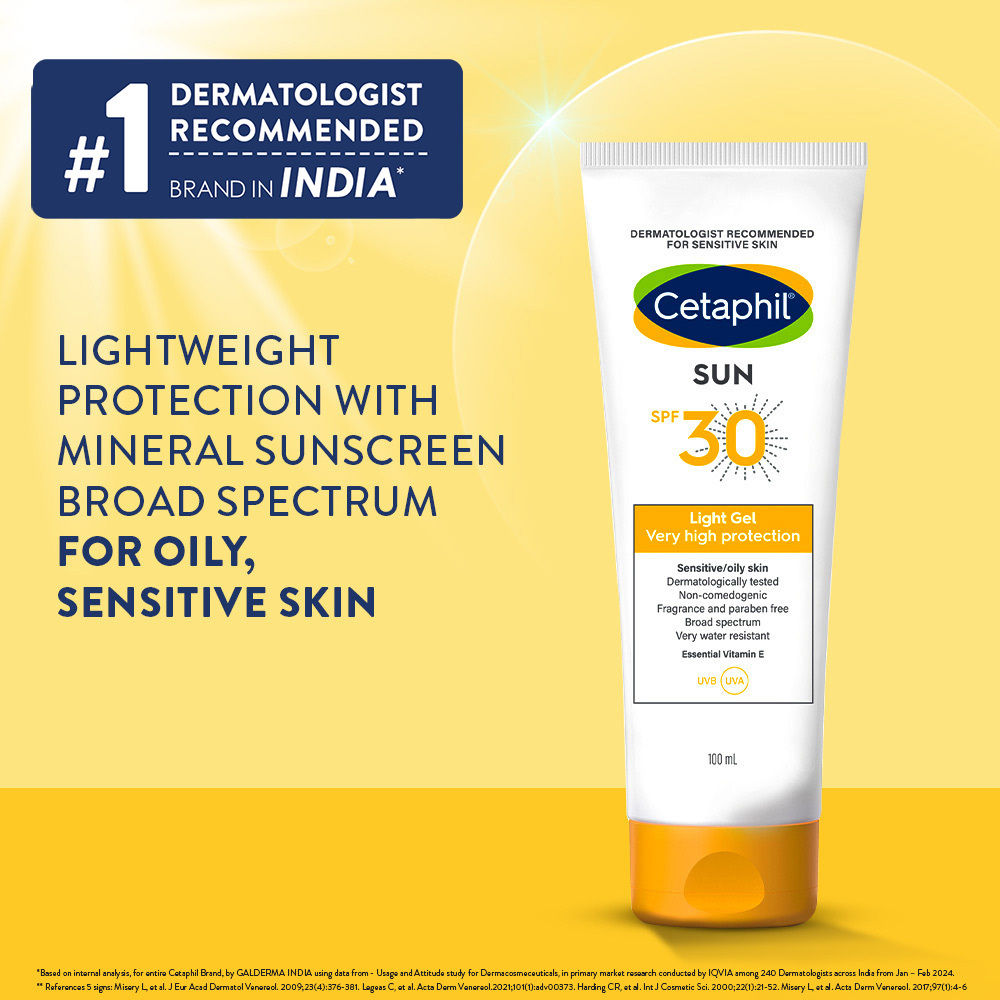 Cetaphil Sun SPF 30 Light Gel Sensitive & Oily Skin (100ml)