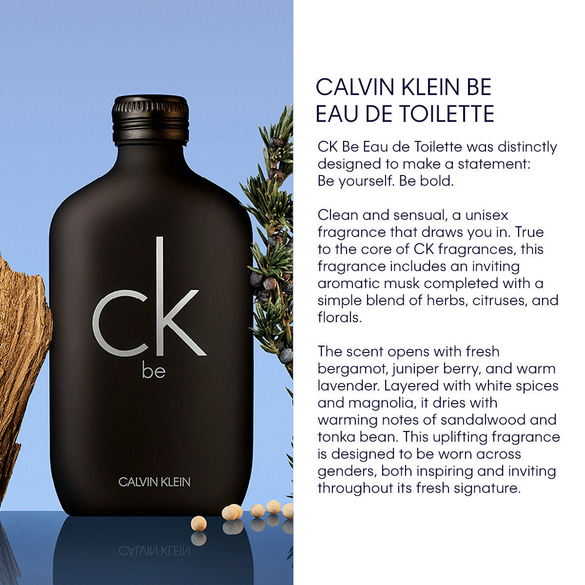 Calvin Klein Be Eau de Toilette For Unisex 200ml