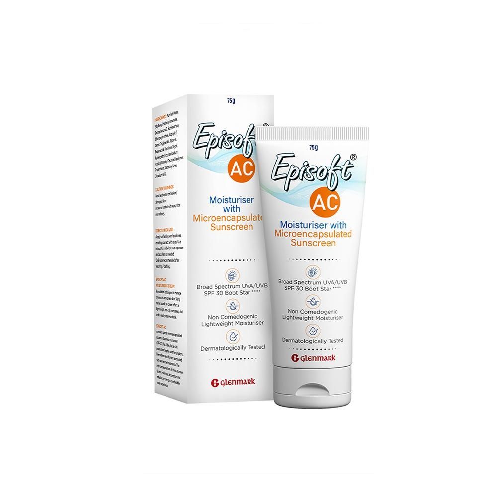 Episoft AC Moisturiser SPF 30 With Microencapsulated Sunscreen (75gm)