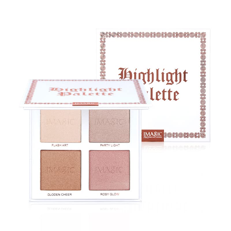 IMAGIC Professional 4‑Color Highlighter Palette (FA‑118)
