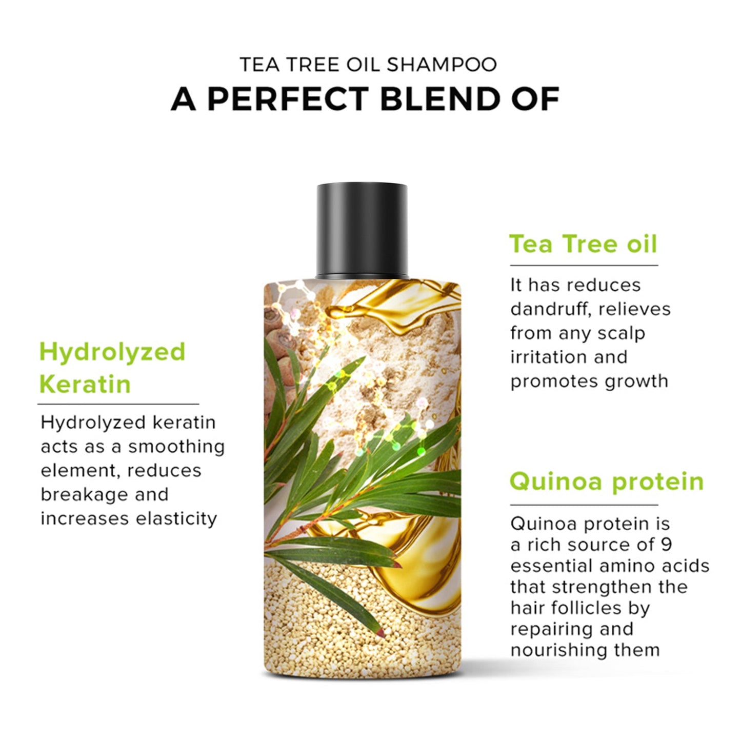 De Fabulous Tea Tree Oil Sulphate Free Shampoo – 250 ml