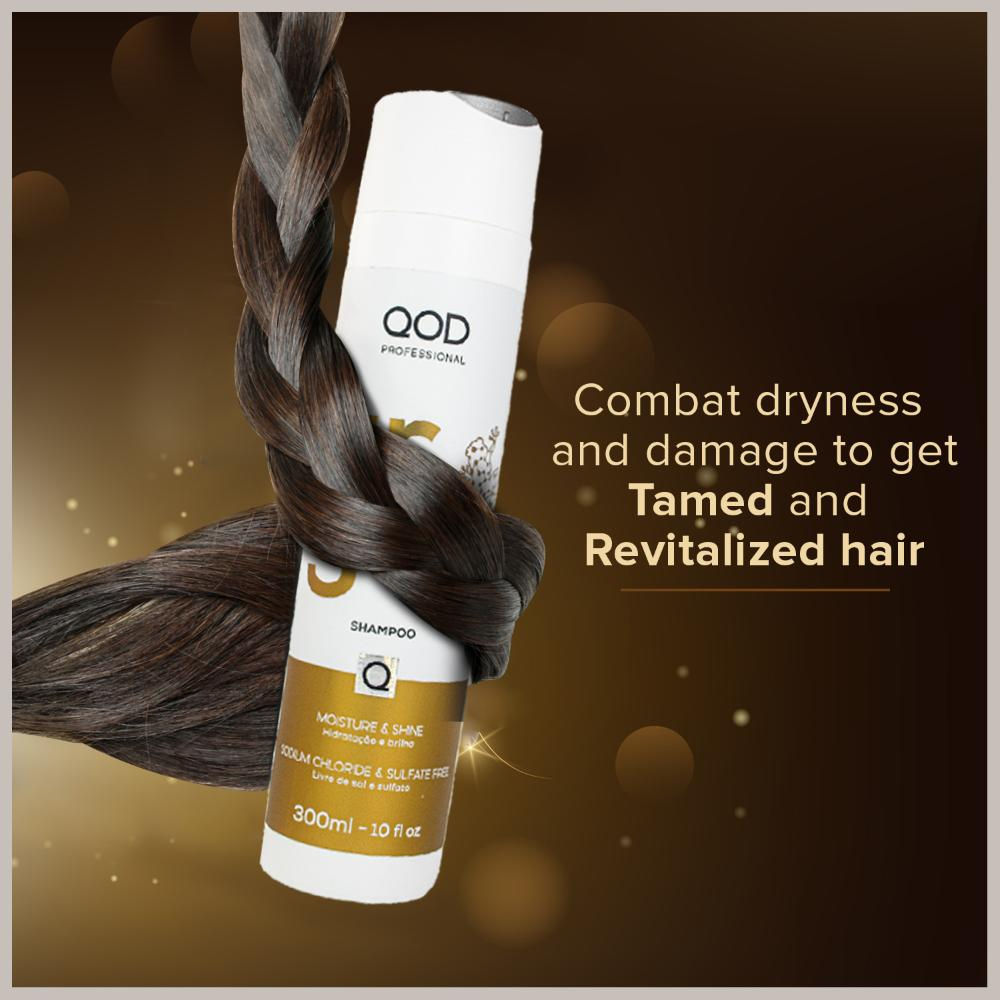 QOD Professional Argan Shampoo – Sulphate-Free Hair Repair 300 ml