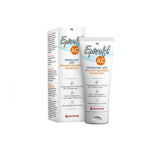 Episoft AC Moisturizer With Microencapsulated Sunscreen SPF 30+ (125g)