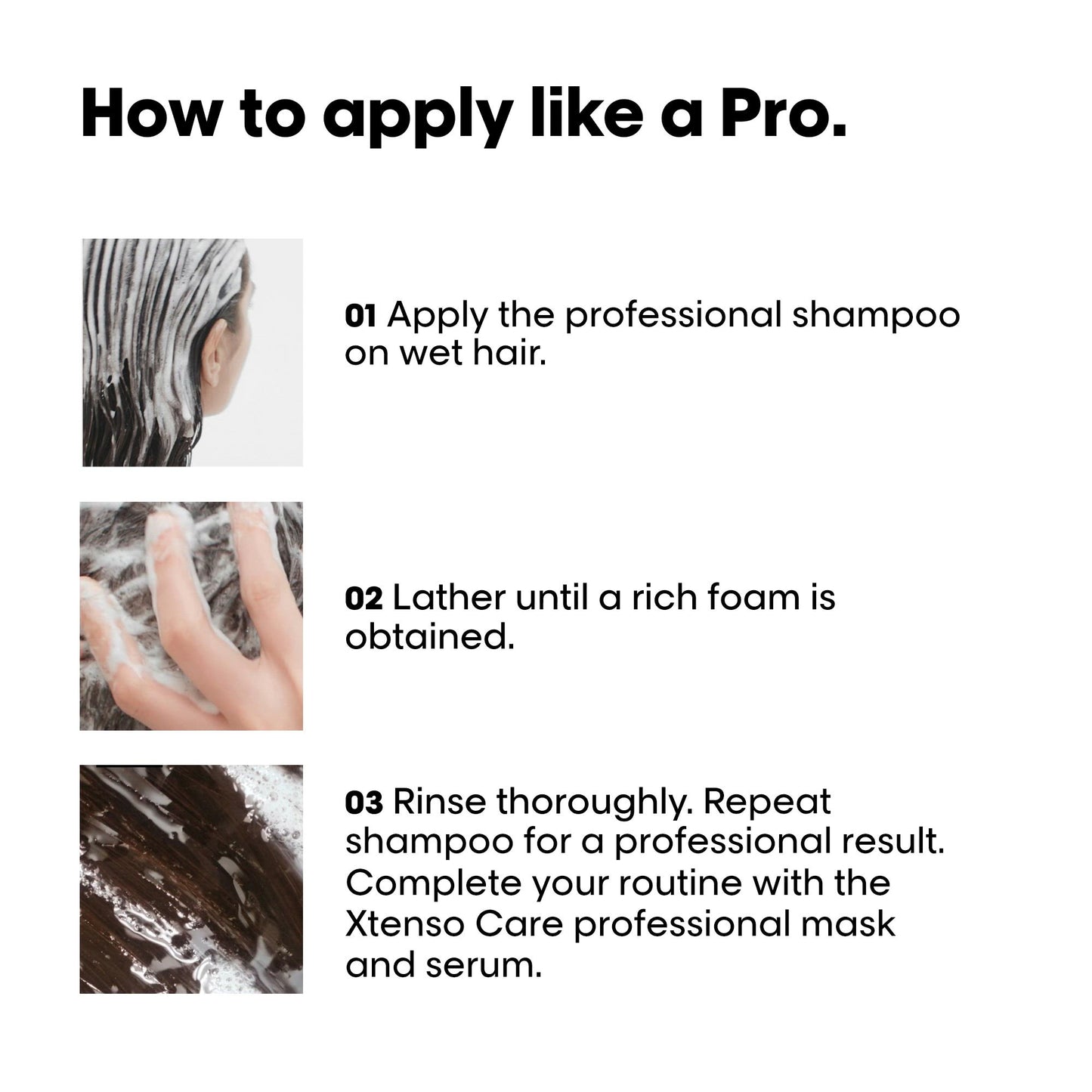 L’Oréal Professionnel Xtenso Care Gold Sulfate‑Free Shampoo – Keratin Repair & Frizz Control (250ml)