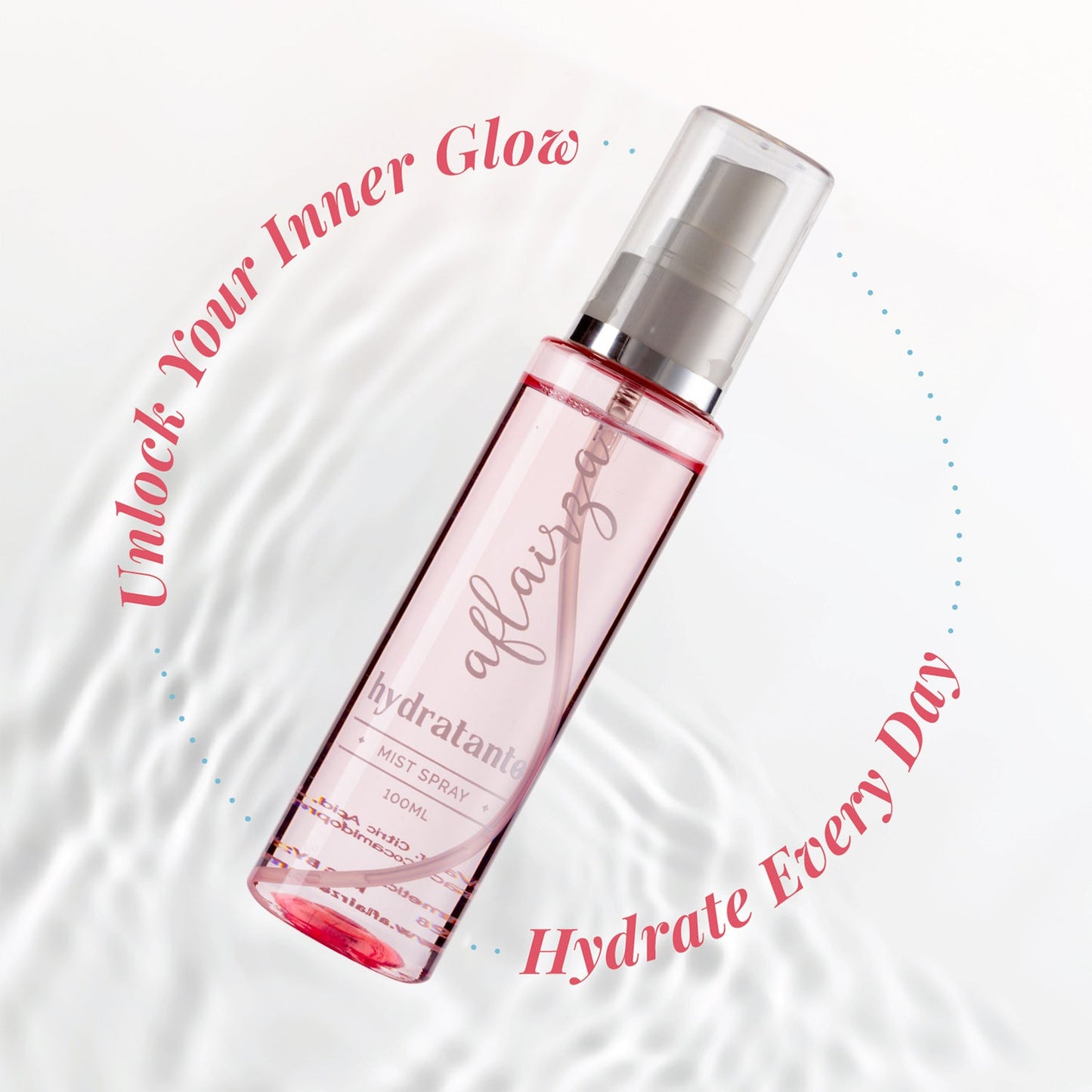 Aflairza Hydratante Hydrating Mist Spray – Instant Hydration & Refreshment for Glowing Skin (100ml)