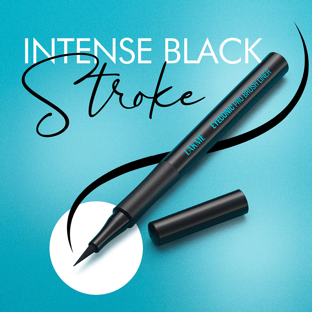 Lakme Eyeconic Pro Brush Eye Liner (1.2ml)