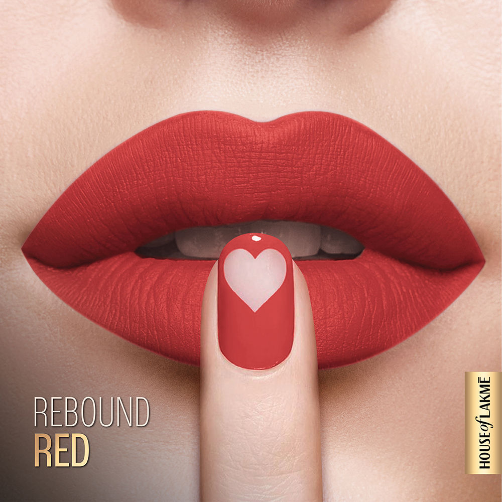 Lakme Xtraordin-Airy Velvet Matte Lip Mousse - Rebound Red 4.6g