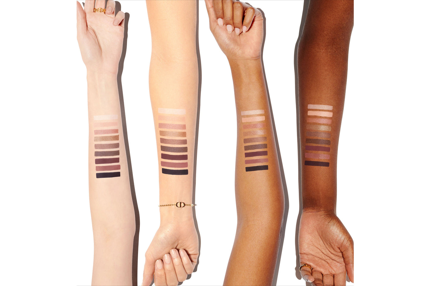 Dior Backstage Eye Palette, Multi‑Finish Ultra‑Pigmented Eyeshadows (009 Burgundy Neutrals) 10g