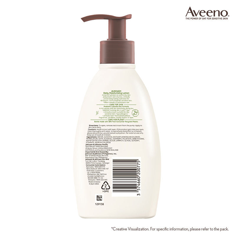Aveeno Daily Moisturising Lotion – Natural Oat Body Moisturizer for Normal, Dry & Sensitive Skin
