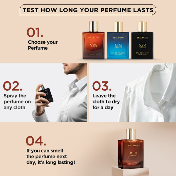 Bellavita Oud Parfum Intense Unisex Perfume For Men & Women (100ml)