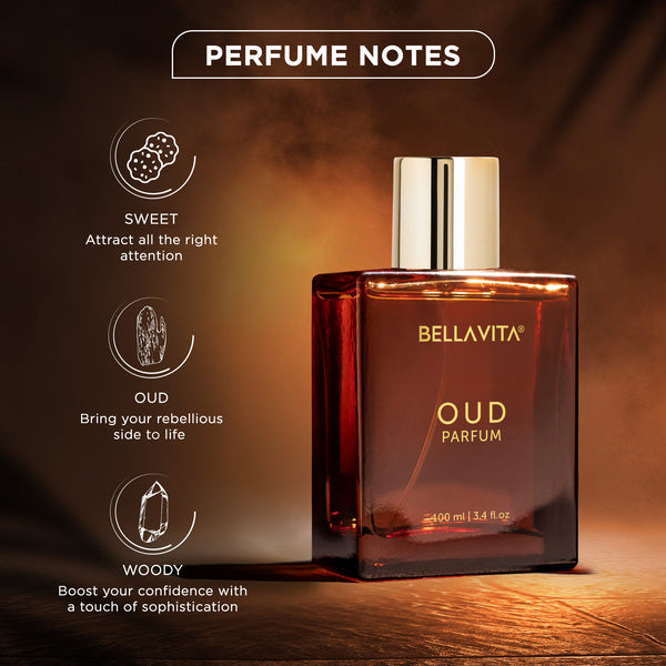 Bellavita Oud Parfum Intense Unisex Perfume For Men & Women (100ml)
