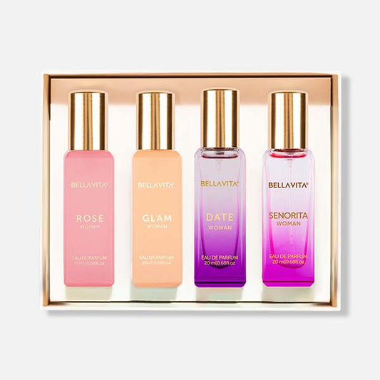Bellavita Luxury Perfumes Gift Set for Women 4 x 20ml