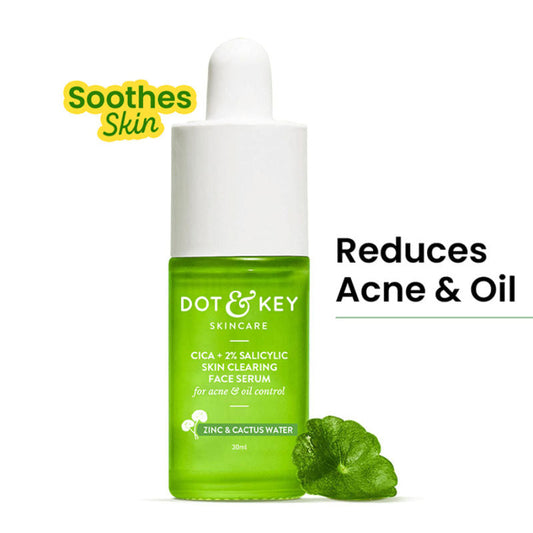 Dot & Key 2% Salicylic Cica Anti Acne Face Serum For Irritation & Unclogs Pores (30ml)