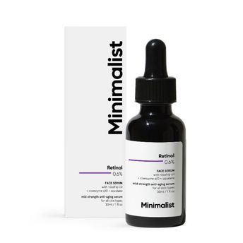 Minimalist Retinol 0.6% Face Serum | Anti-Aging & Skin Renewal (30ml)