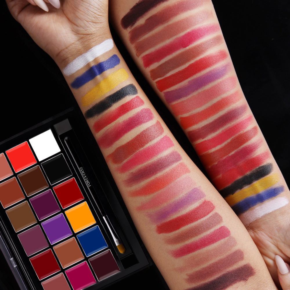 Forever 52 Pro Artist Multitasker 18 Color Lipstick Palette – MPL001 (36g)