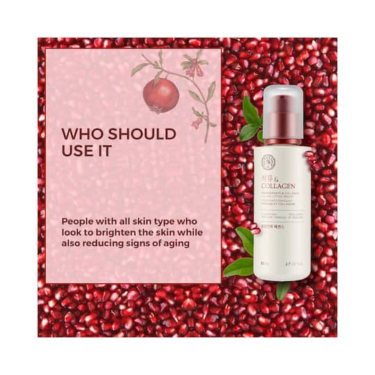 The Face Shop Pomegranate & Collagen Volume Lifting Serum 80ml