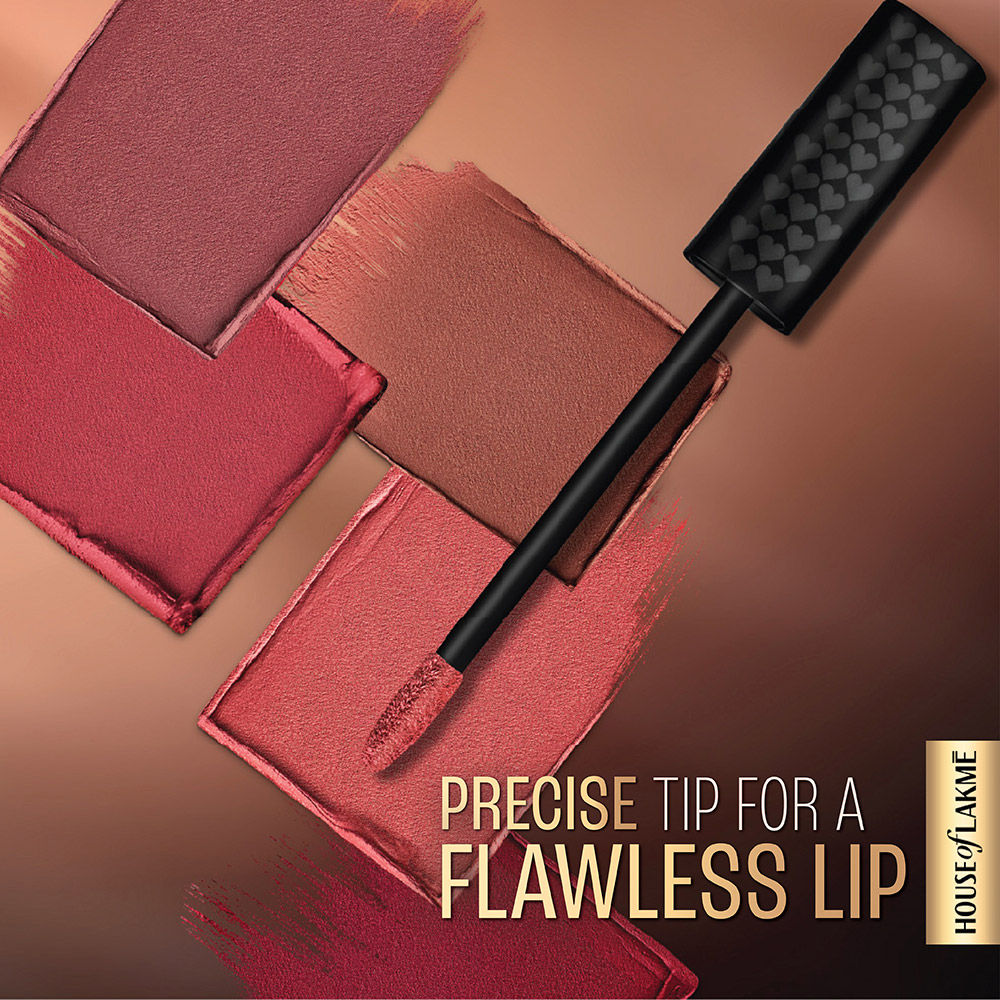 Lakme Xtraordin-Airy Velvet Matte Lip Mousse - 303 Nude Naturalle 4.6g