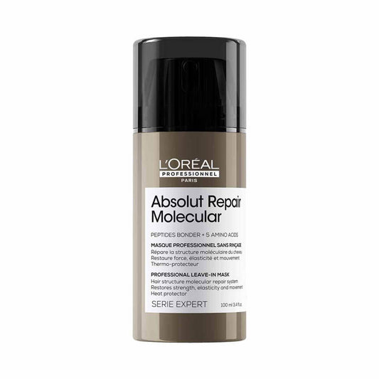 Loreal Professionnel Absolut Repair Molecular Deep Repairing Leave-In Mask Cream For Very Damaged Hair (100ml)