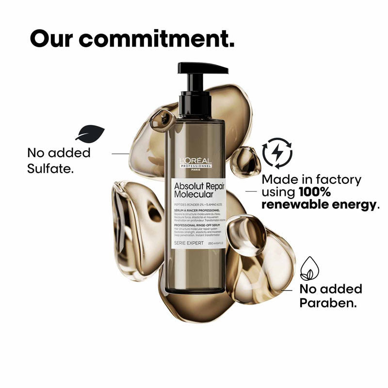 L'Oreal Professionnel Absolut Repair Molecular Deep Repair Rinse-Off Serum For Very Damaged Hair (250ml)