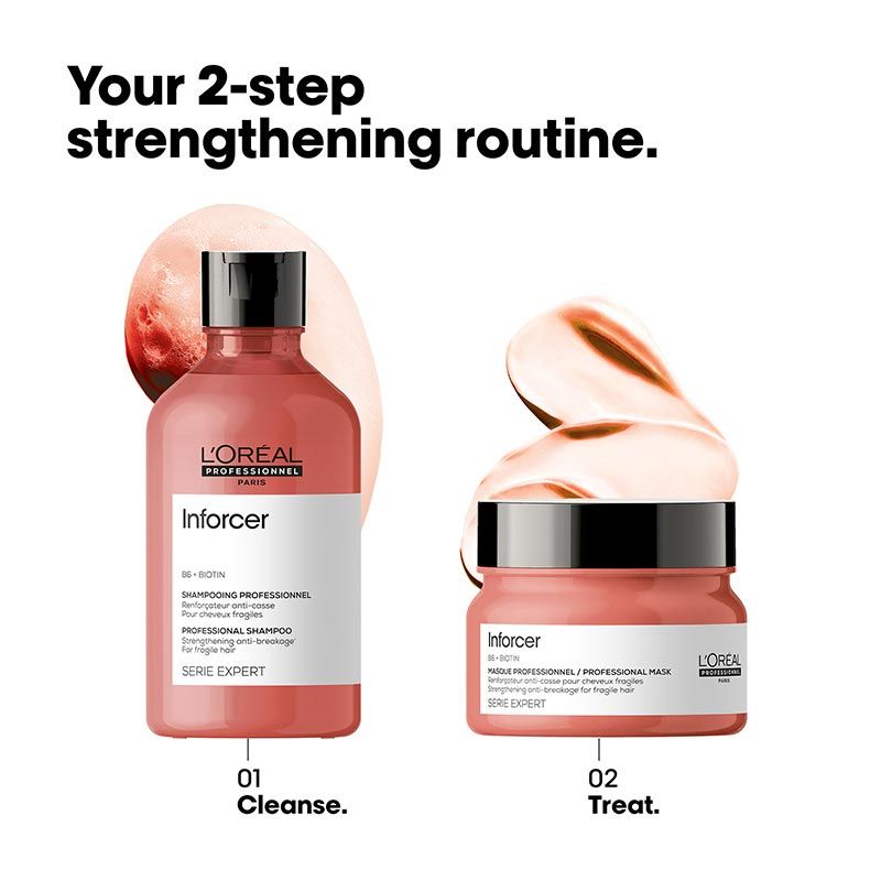 L'Oreal Professionnel Inforcer Shampoo for Reduced Hair Breakage With Biotin & Vitamin B6 (300ml)