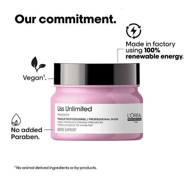 L'Oreal Professionnel Liss Unlimited Mask for Frizzy & Unruly Hair With Pro-Keratin (250gm)