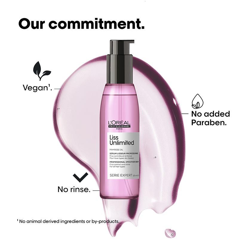 L'Oreal Professionnel Liss Unlimited Leave-In Hair Serum for Frizzy & Unruly Hair (125ml)
