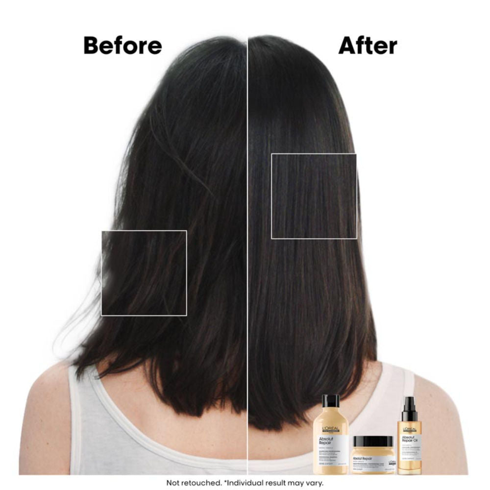 L'Oréal Professionnel Absolut Repair Shampoo For Dry and Damaged Hair With Protein & Omega-9 (300ml)