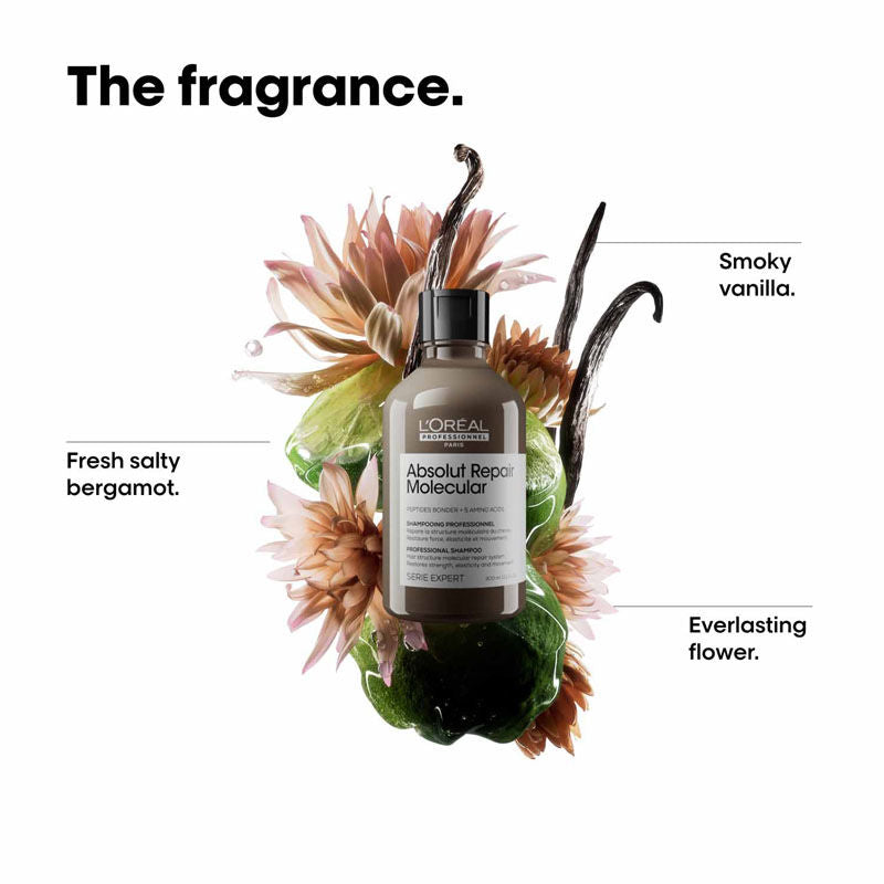 L'Oreal Professionnel Absolut Repair Molecular Sulfate-Free Deep Repair Shampoo For Very Damaged Hair (300ml)