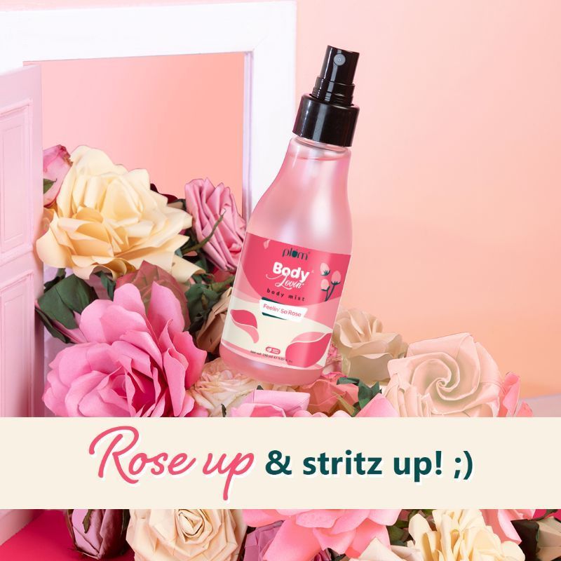 Plum BodyLovin' Feelin' So Rose Body Mist For A Long Lasting Rose Fragrance (150ml)