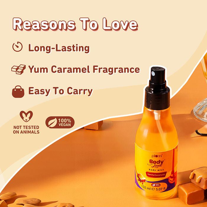 Plum BodyLovin’ Vanilla Caramello Body Mist – 150ml