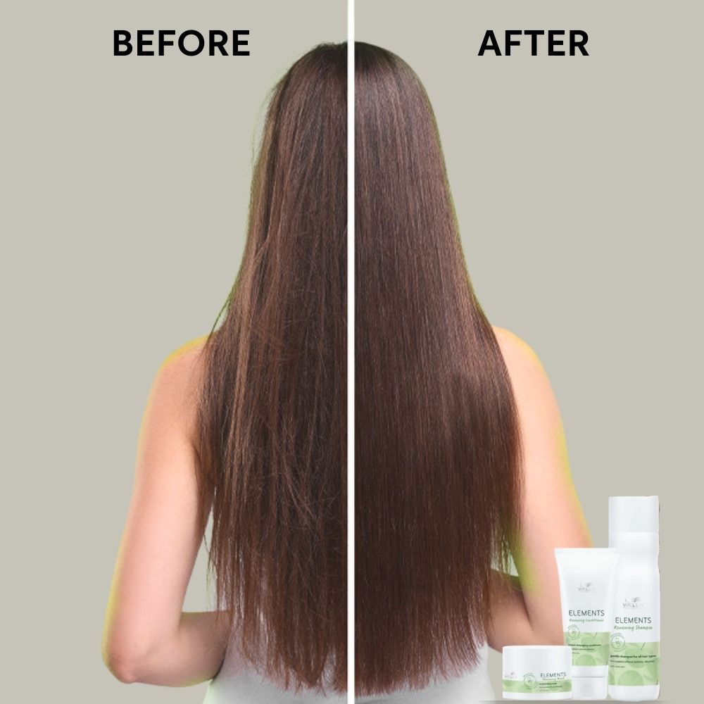 Wella Professionals Elements Renewing Sulfate & Paraben-Free Hair Mask For Frizz-Free Hair With Aloe Vera (150ml)