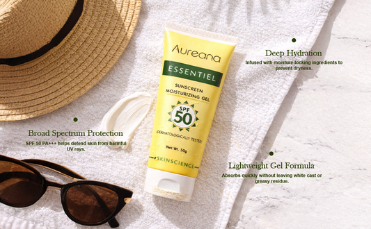 🌞 Best Hydrating Sunscreen for Daily Use – Aureana Essentiel SPF 50 Gel Guide