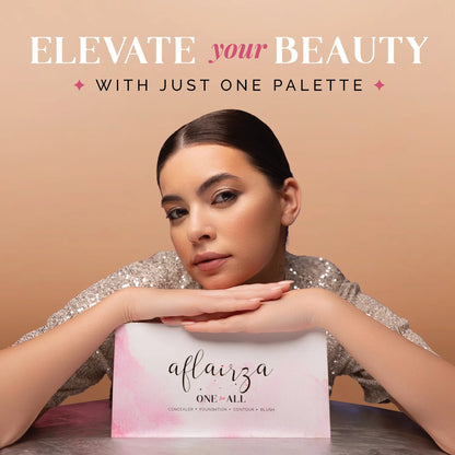 AFLAIRZA One For All Pink 18-Shade Makeup Palette 31gm