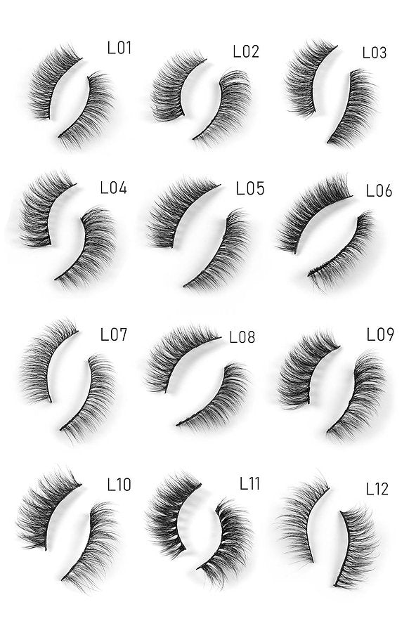 IMAGIC Professional Handmade 3D Eyelashes – Natural & Soft L07
