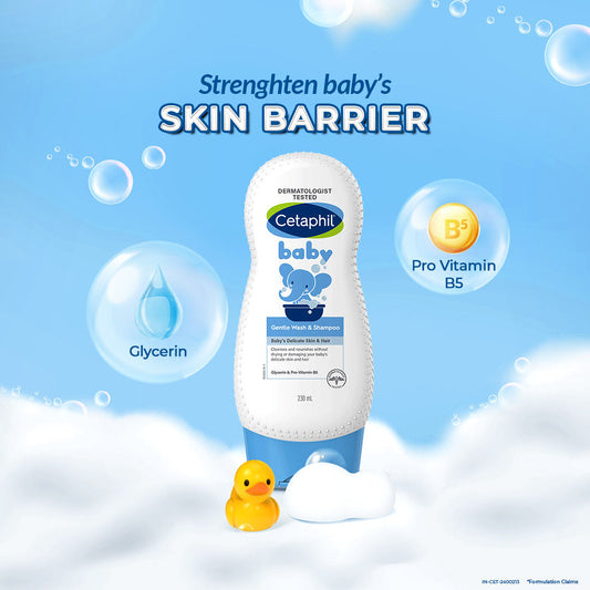 Cetaphil Baby Gentle Wash & Shampoo For Baby's Delicate Skin & Hair (230ml)