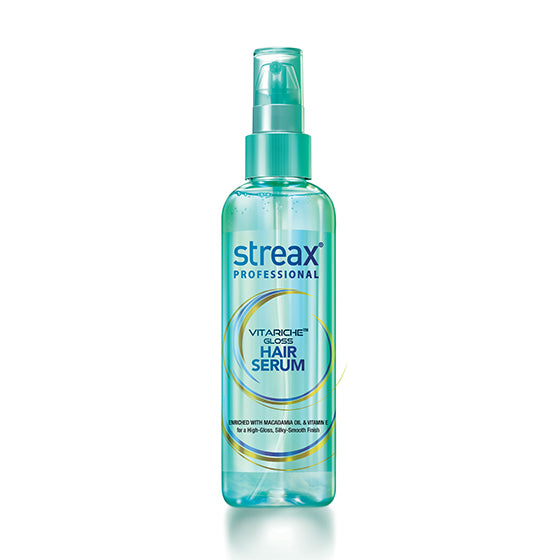 Streax Vitarich Gloss Hair Serum – Instant Shine & Smoothness
