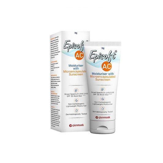 Episoft AC Moisturiser SPF 30 With Microencapsulated Sunscreen (75gm)