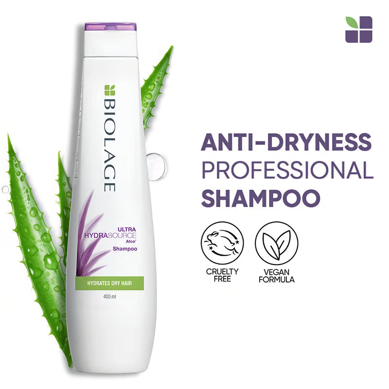 Biolage HydraSource Aloe Hydrating Shampoo – Intense Moisture for Dry Hair 200ml