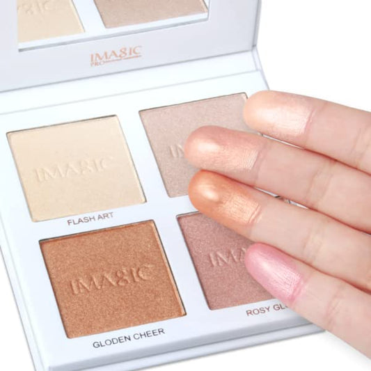 IMAGIC Professional 4‑Color Highlighter Palette (FA‑118)