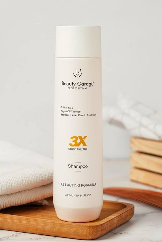 Beauty Garage Professional 3X Keratin Daily Use Shampoo 300 ml