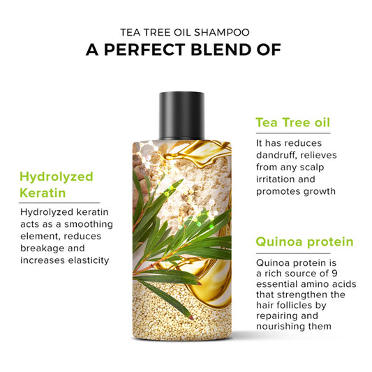 De Fabulous Tea Tree Oil Sulphate Free Shampoo – 250 ml