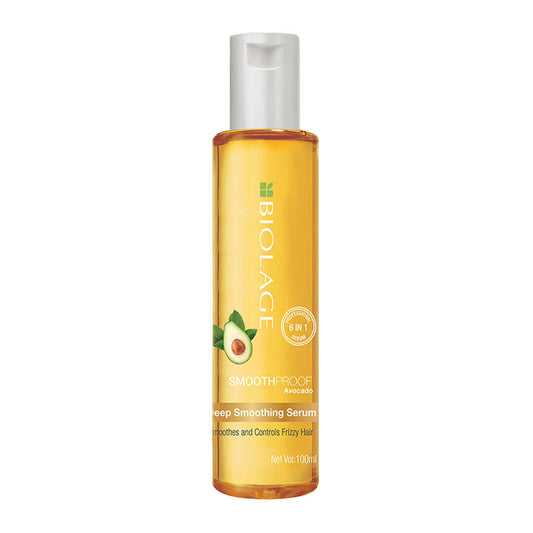 Matrix Biolage Smoothproof Professional 6-in-1 Deep Smoothening Hair Serum for Dry and Frizzy Hair (100ml)