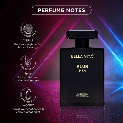 Bellavita KLUB Eau De Parfum For Man 100ml