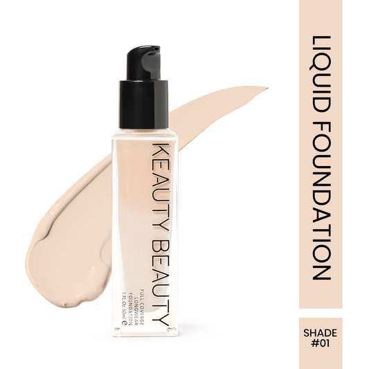 Keauty Beauty Full Coverage Long Wear Foundation - 30ml