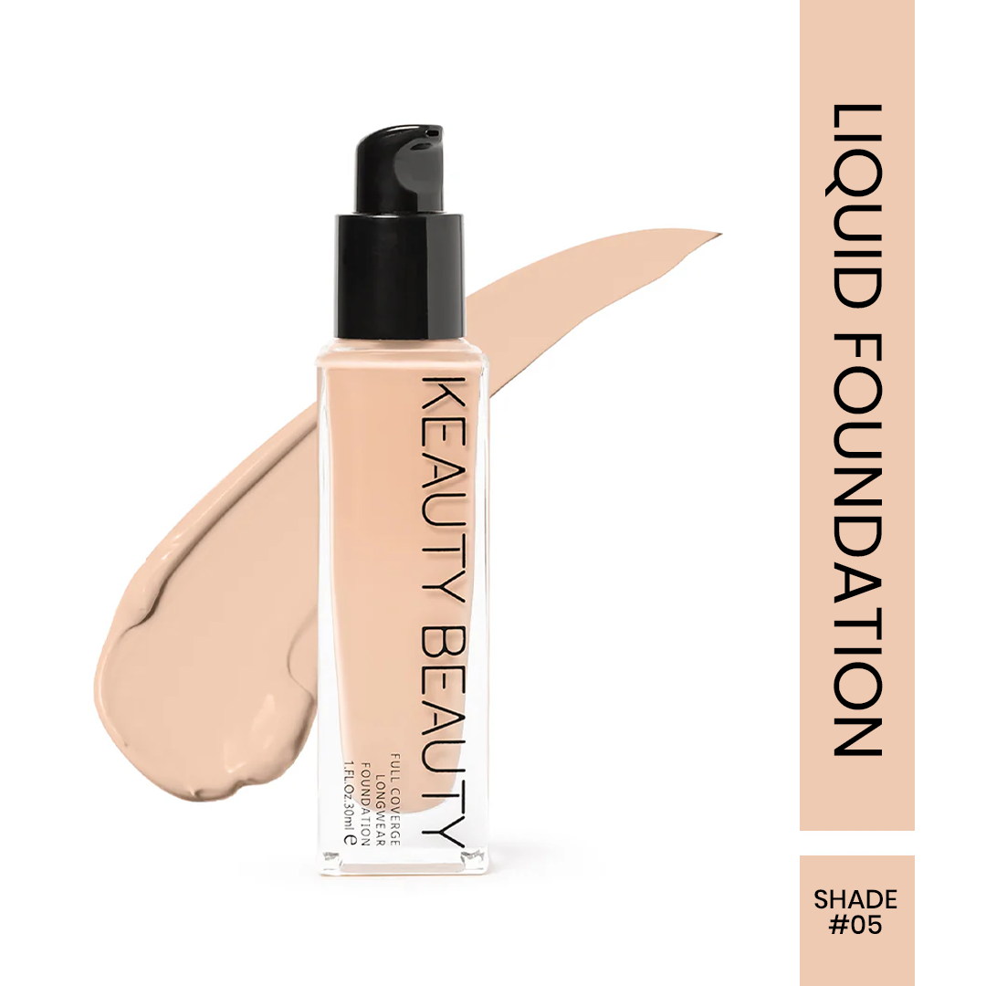 Keauty Beauty Full Coverage Long Wear Foundation - 30ml