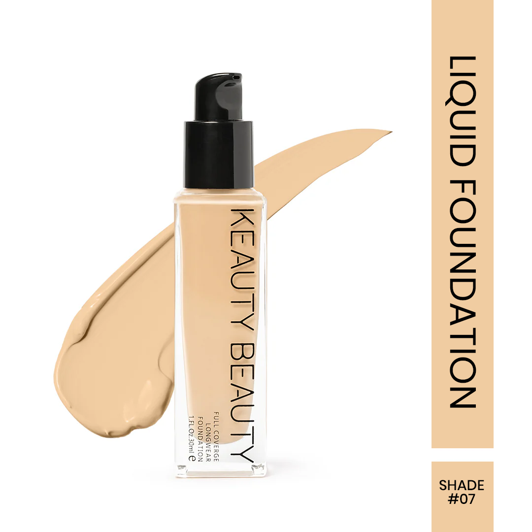 Keauty Beauty Full Coverage Long Wear Foundation - 30ml