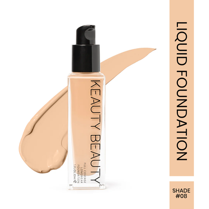 Keauty Beauty Full Coverage Long Wear Foundation - 30ml